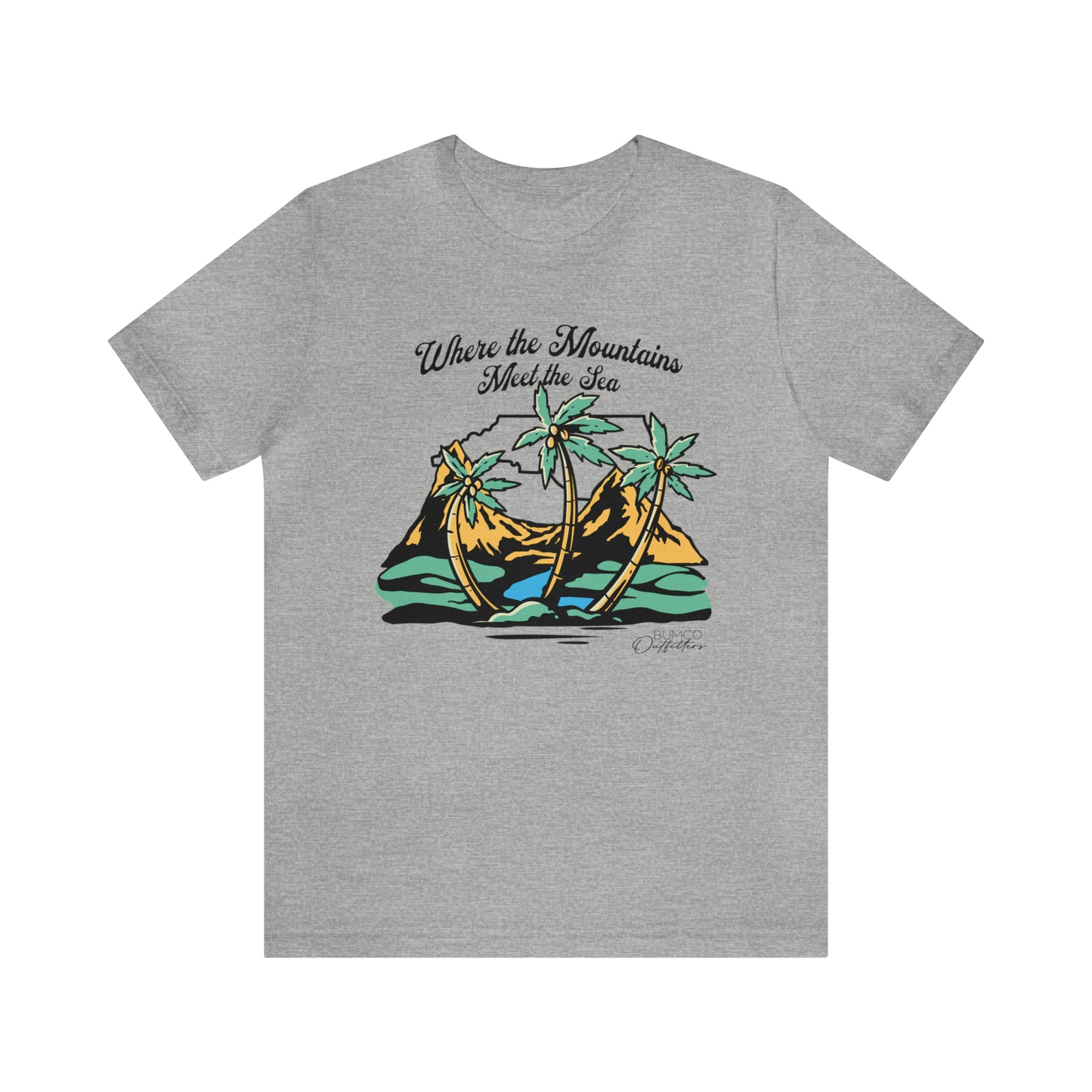 Where the Mountains Meet the Sea - T-Shirt