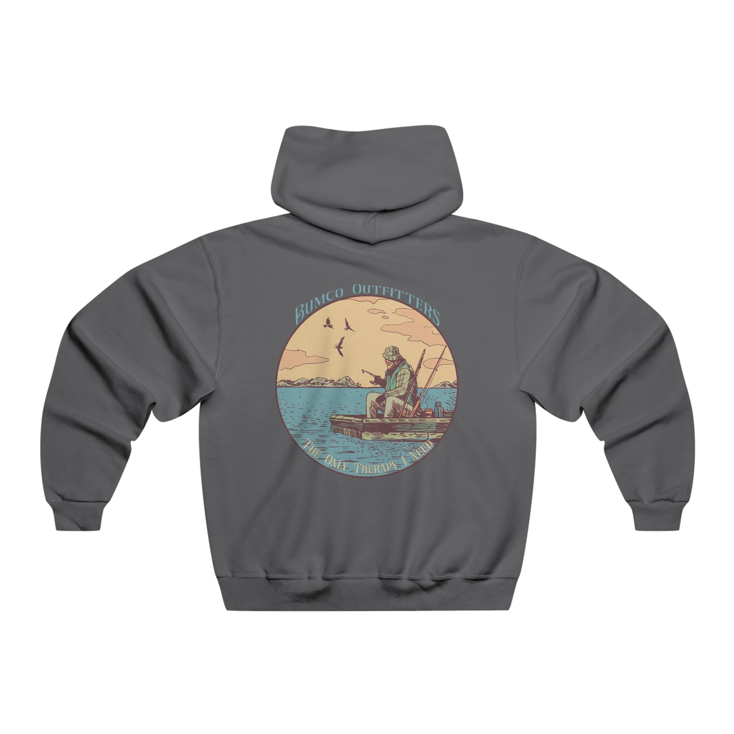 Fishing Therapy - Hooded Sweatshirt