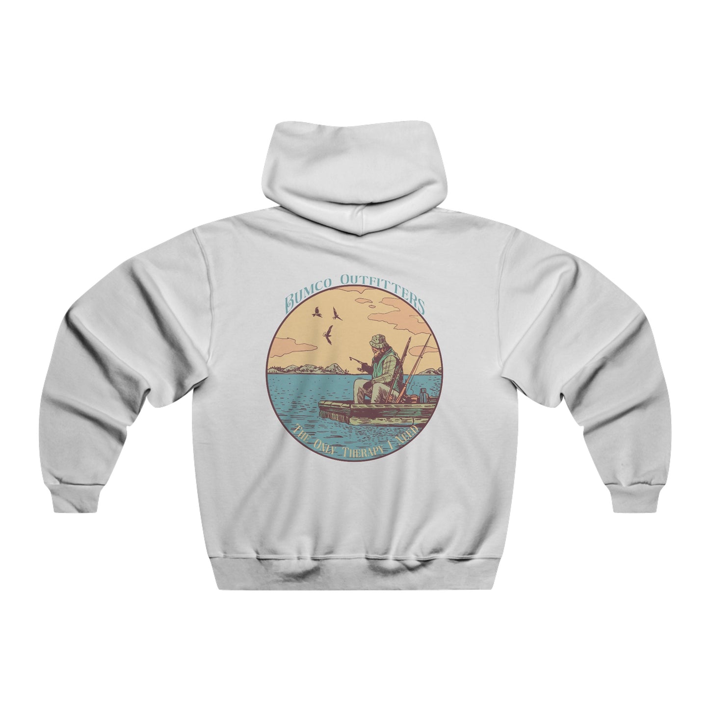 Fishing Therapy - Hooded Sweatshirt