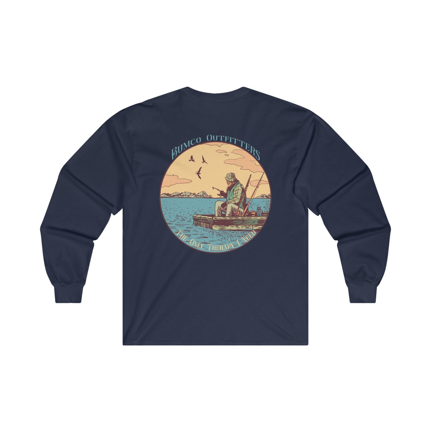 Fishing Therapy Long Sleeve Tee